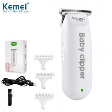 Детская электрическая машинка триммер для стрижки волос Baby Clipper Kemei-1319 (оптом / розница / дропшиппинг)