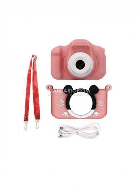 Детский цифровой фотоаппарат - камера кошка (китти) без фронтальной камеры Childrens Fun Camera Kitty (оптом / розница / дропшиппинг)