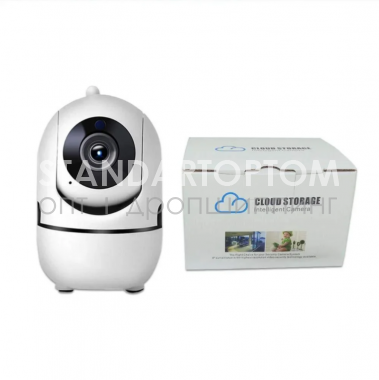 Беспроводная поворотная мини ip-камера наблюдения - Видеоняня WiFi Intelligent Camera 360 (оптом / розница / дропшиппинг)