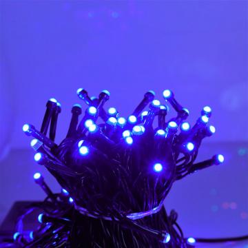 Гирлянда светодиодная 10 м (синяя) LED-G-9V-100-1 (оптом / розница / дропшиппинг)