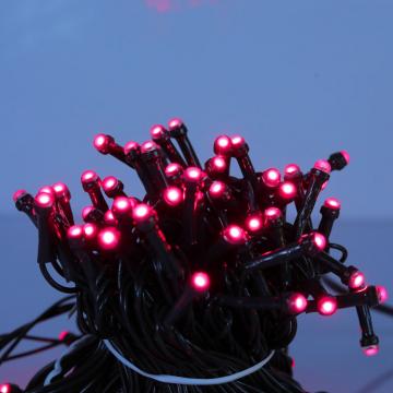 Гирлянда светодиодная 10 м (красная) LED-G-9V-100-1 (оптом / розница / дропшиппинг)