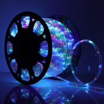 Дюралайт - декоративная подсветка 60 м - 9.5 мм - 18 LED / м (мульти) 007100 (оптом / розница / дропшиппинг)