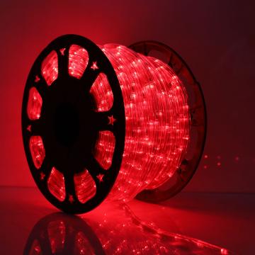 Дюралайт - декоративная подсветка 60 м - 9.5 мм - 18 LED / м (красный) 007100 (оптом / розница / дропшиппинг)