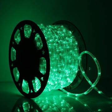 Дюралайт - декоративная подсветка 60 м - 9.5 мм - 18 LED / м (зелёный) 007100 (оптом / розница / дропшиппинг)