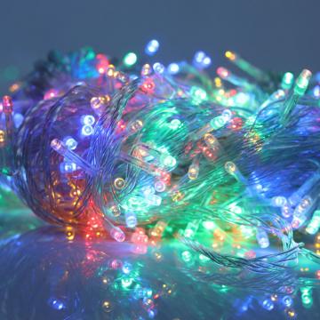Гирлянда светодиодная LED с прозрачным проводом 20 м (мульти) G-8750D (оптом / розница / дропшиппинг)