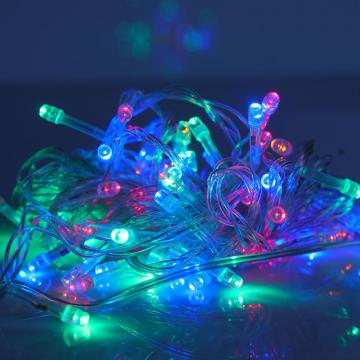 Гирлянда светодиодная LED с прозрачным проводом 15 м (мульти) G-8740D (оптом / розница / дропшиппинг)