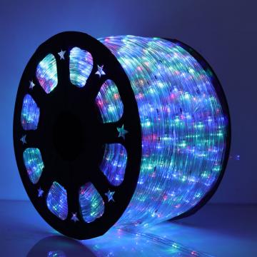 Дюралайт - декоративная подсветка 100 м - 10.5 мм - 24 LED / м (мульти) 000100-105 (оптом / розница / дропшиппинг)