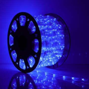 Дюралайт - декоративная подсветка 60 м - 9.5 мм - 18 LED / м (синий) 007100 (оптом / розница / дропшиппинг)