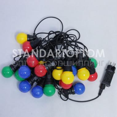 Водонепроницаемая гирлянда уличная 10 м (мульти) IP44-IP181020 (оптом / розница / дропшиппинг)