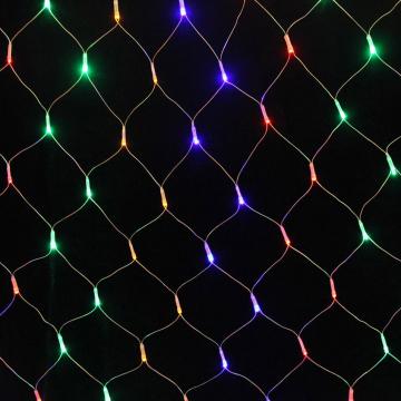 Гирлянда комнатная "Сетка" 3 х 2.5 м (мульти) G-7716W (оптом / розница / дропшиппинг)