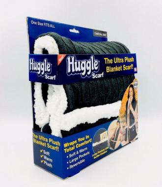 Зимняя меховая безрукавка с карманами Hugle scarf (оптом / розница / дропшиппинг)