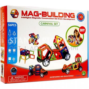 Магнитный конструктор Mag-Building 56 деталей (оптом / розница / дропшиппинг)