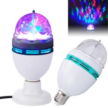 Диско лампа LED Disko Lamp «Хрустальный шар» 8 см - E27 (оптом / розница / дропшиппинг)