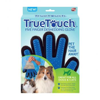 Перчатка для вычесывания шерсти домашних животных True Touch (оптом / розница / дропшиппинг)